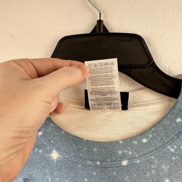 Star Trek T-Shirt Size S All Over Print Enterprise 2013 Jerzees Tee‎ Blank Back - Picture 6 of 8